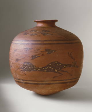 Wine Vessel with Spotted Antelope