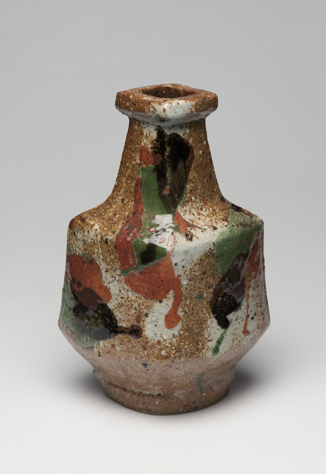 Three Color Bottle Vase · Brooklyn Museum