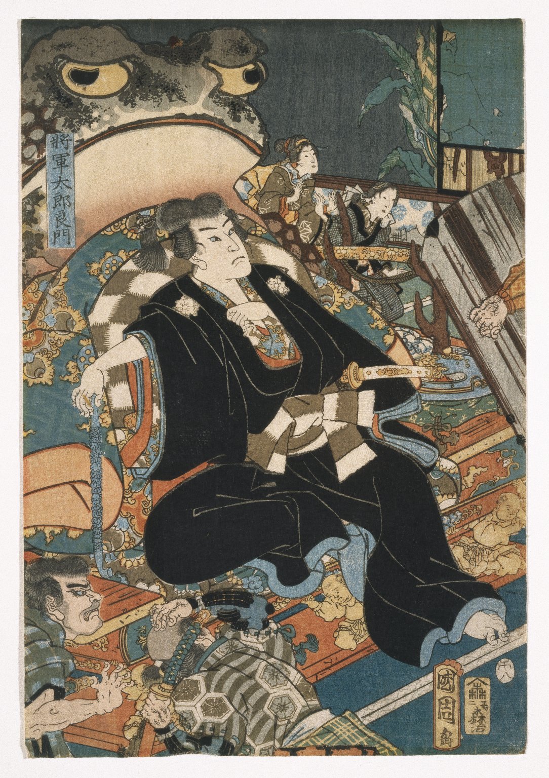 Yoshikado Visiting the Old temple at Soma · Brooklyn Museum