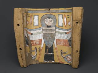 Image of a Ba-bird on a Headboard from a Coffin