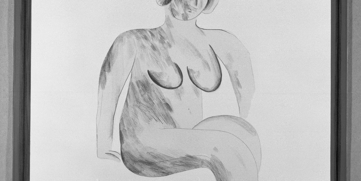 Picture of a Simple Framed Traditional Nude · Brooklyn Museum