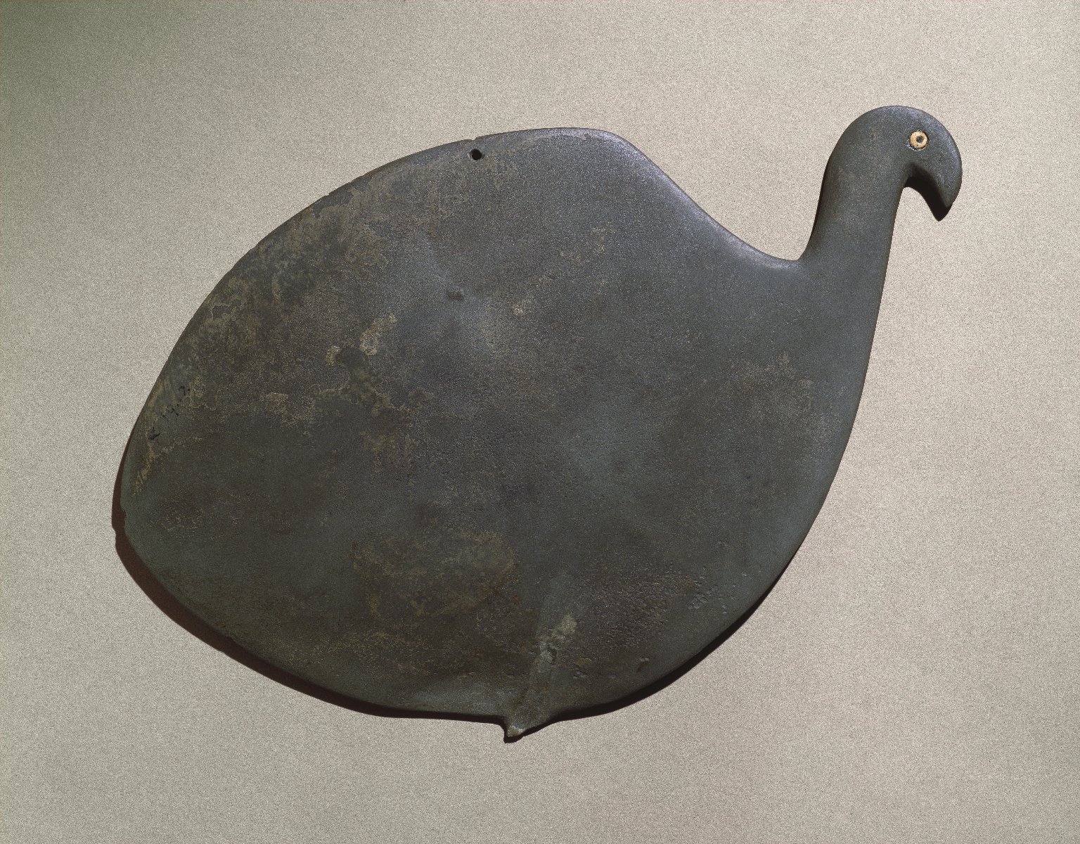 Palette in the Form of a Bird, Perhaps a Guinea Fowl