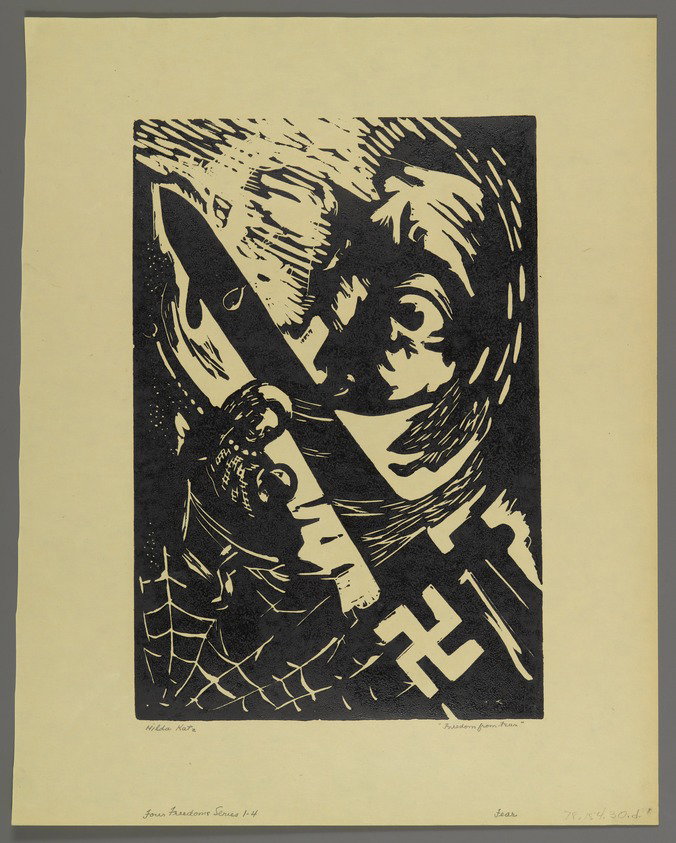 Four Freedoms Series (Group of Four): Speech, Want, Religion, and