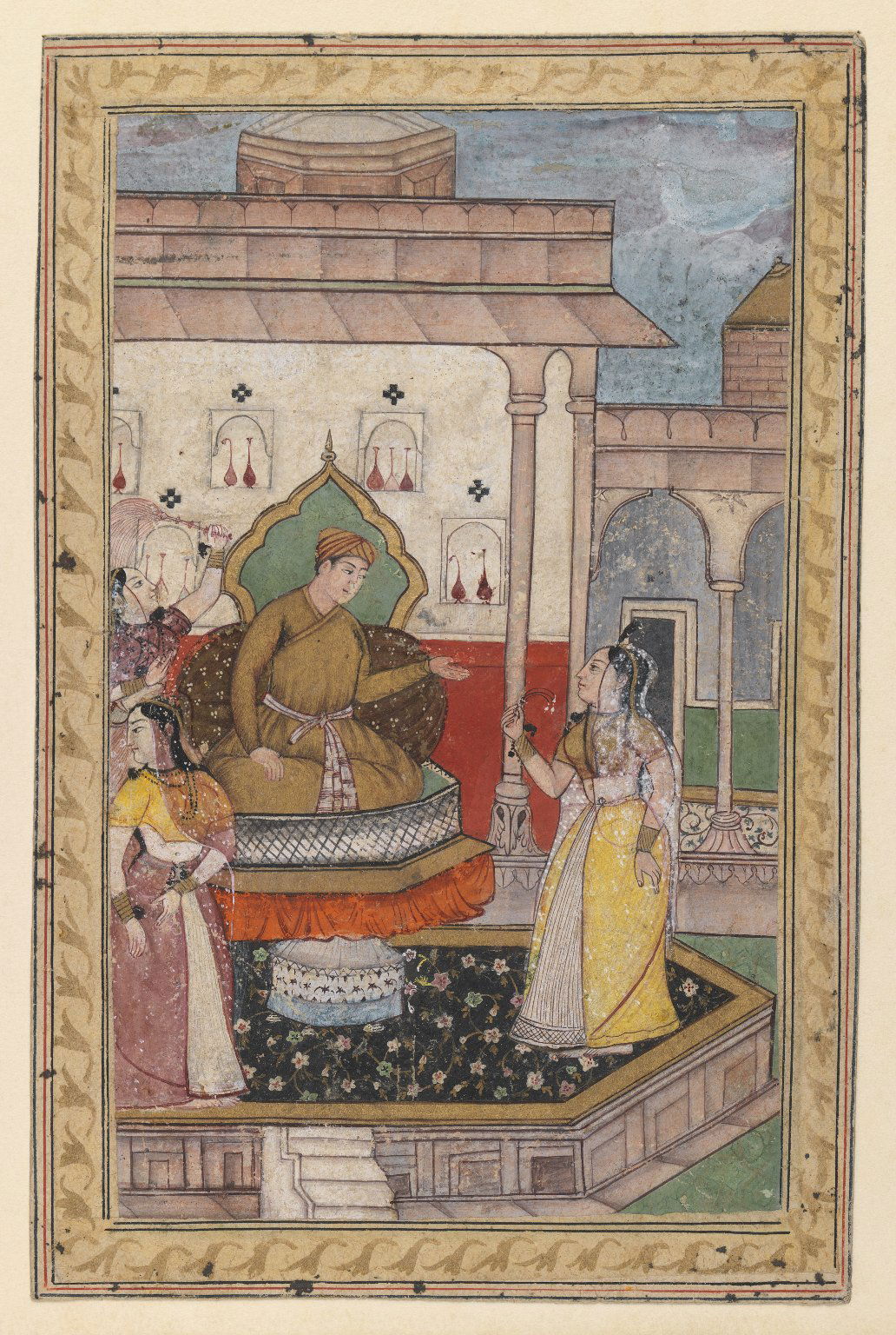 インド宮廷絵画 INDIAN COURT MINIATURE PAINTING インド宮廷絵画 INDIAN COURT MINIATURE PAINTING