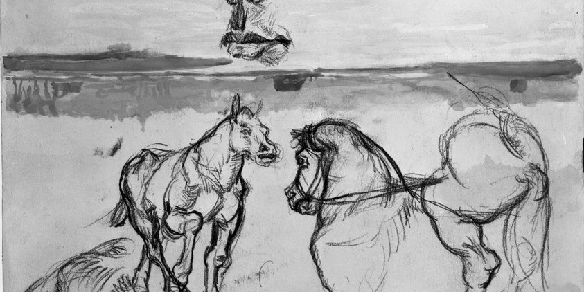 [Untitled ] (Two Sided Drawing) · Brooklyn Museum