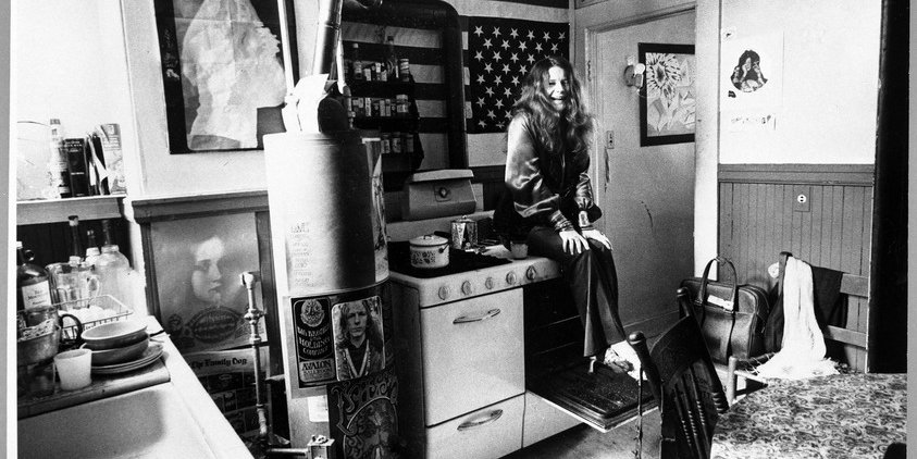 Janis Joplin in Her Apartment on Noe Street in the Upper Mission ...