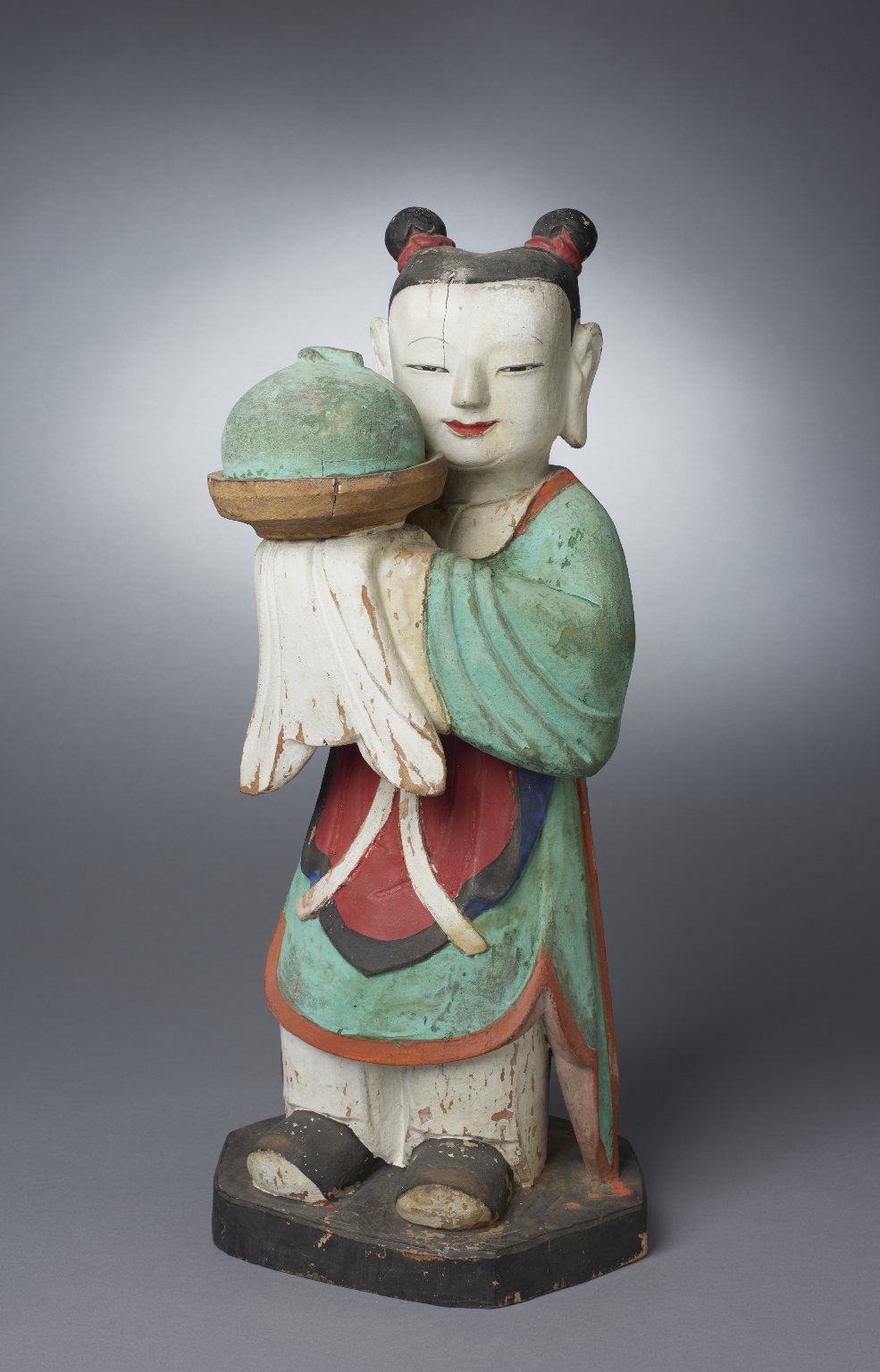 Boy Attendants (Dong-ja), Pair of Figures · Brooklyn Museum