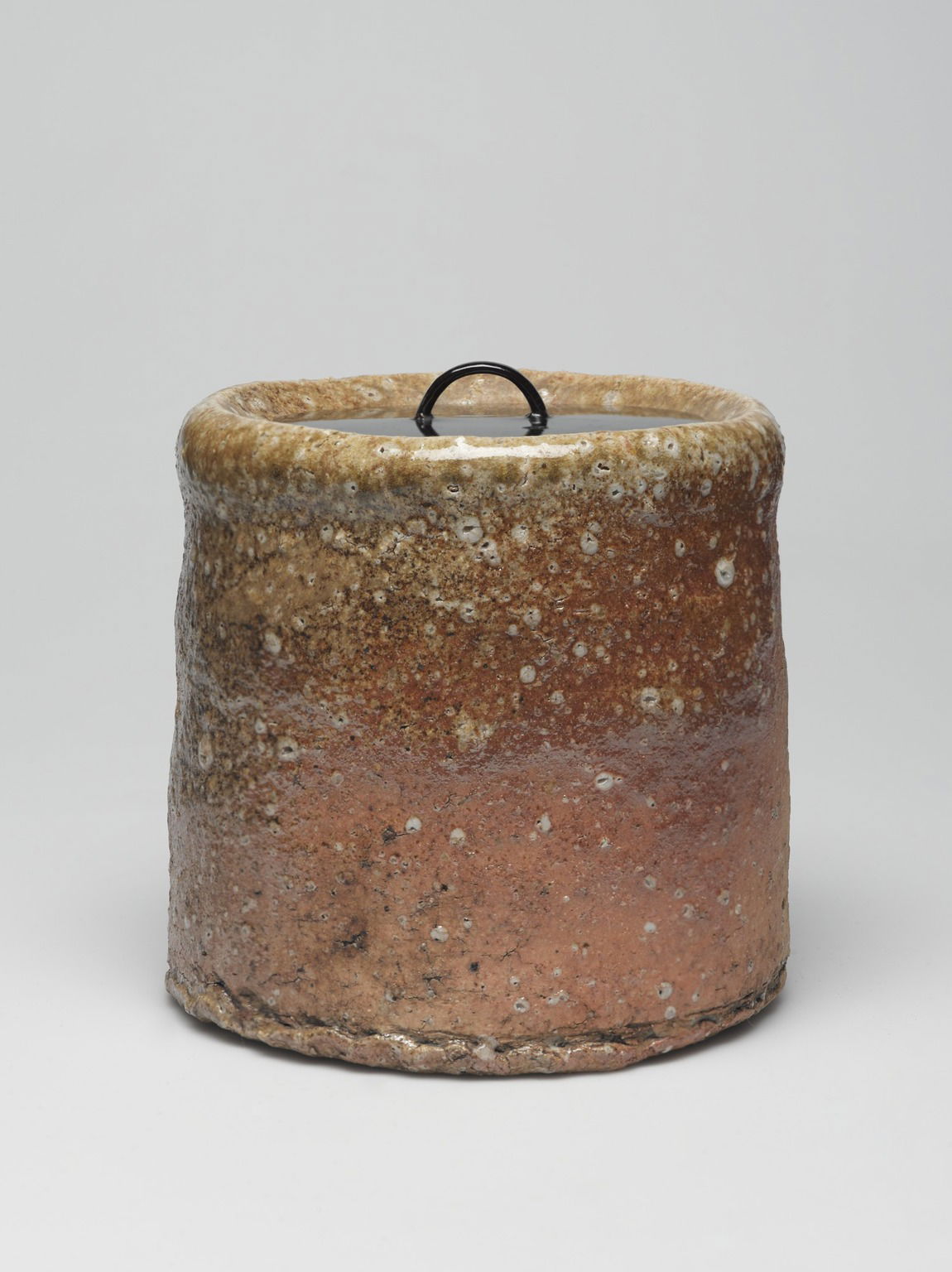 Shigaraki Ware Mizusashi (Tea Ceremony Fresh Water Jar) · Brooklyn