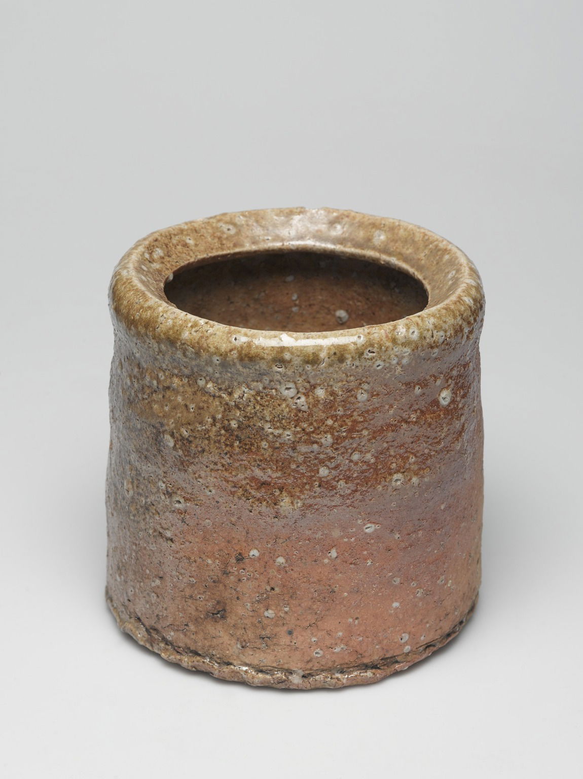 Shigaraki Ware Mizusashi (Tea Ceremony Fresh Water Jar) · Brooklyn