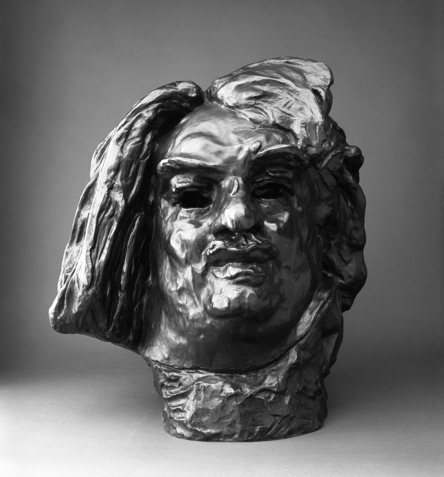 Balzac, Monumental Head (Balzac, tête monumentale) · Brooklyn Museum