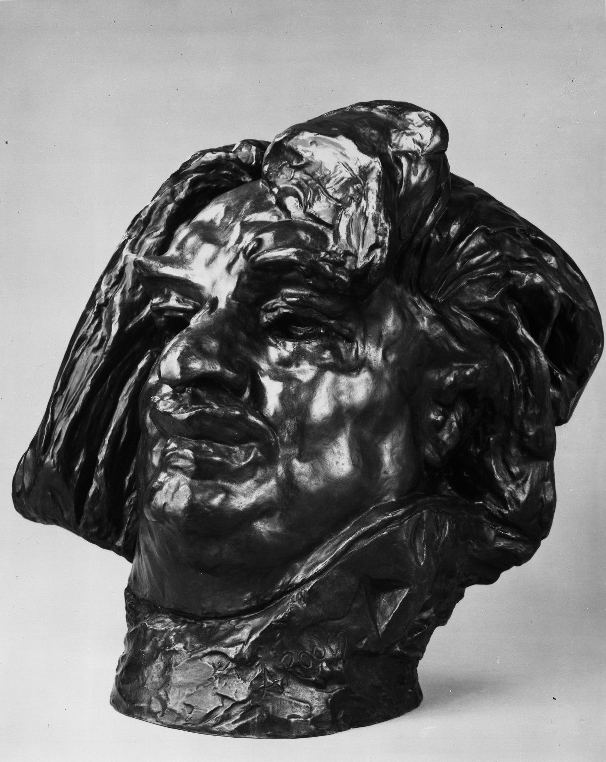 Balzac, Monumental Head (Balzac, tête monumentale) · Brooklyn Museum