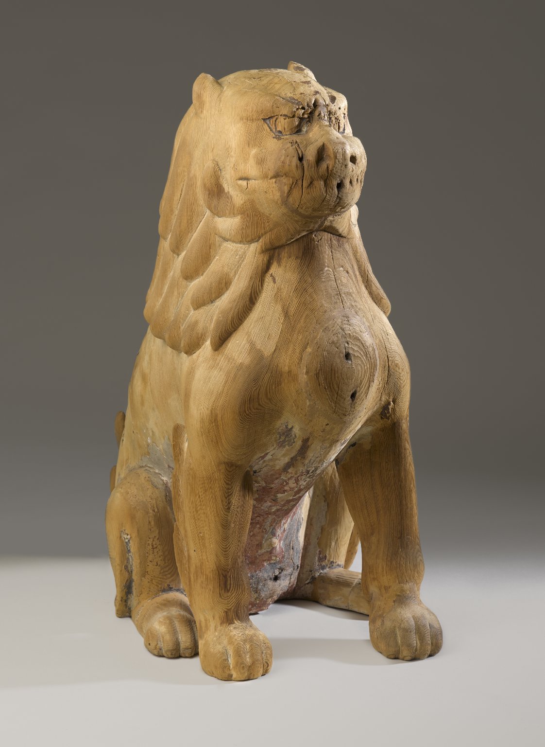 Koma-Inu (Mouth Closed); One of Pair · Brooklyn Museum