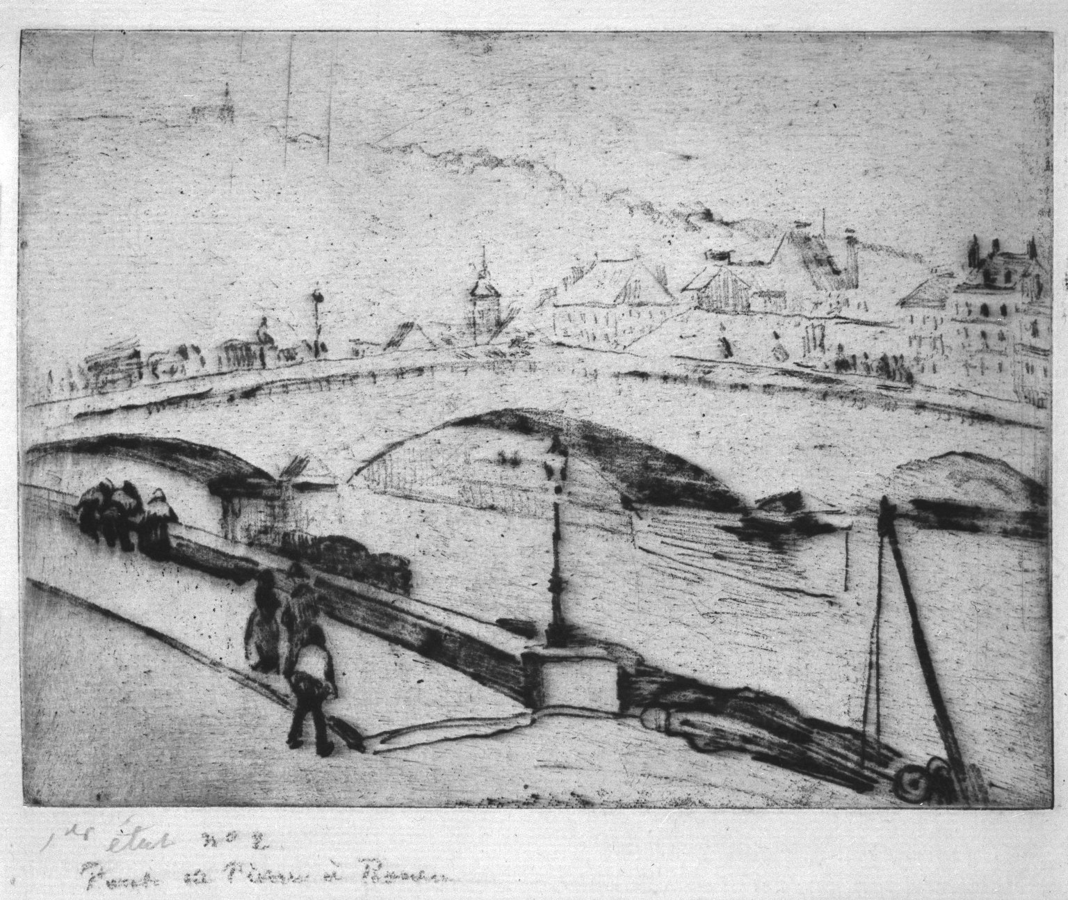 Stone Bridge, Rouen (Pont de Pierre, Rouen) · Brooklyn Museum