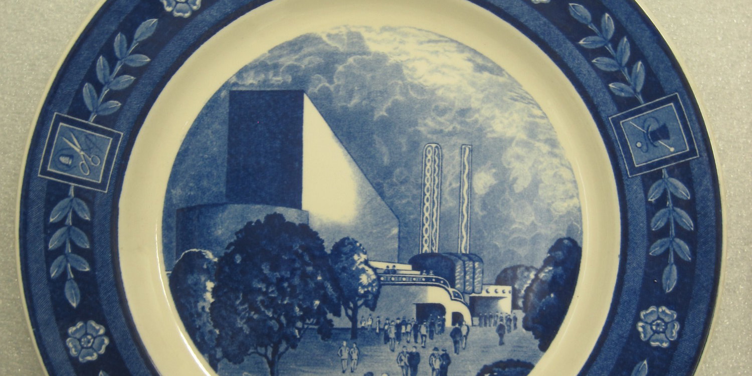 1939 World's Fair Commemorative Plate - Textile and Apparel Building ...