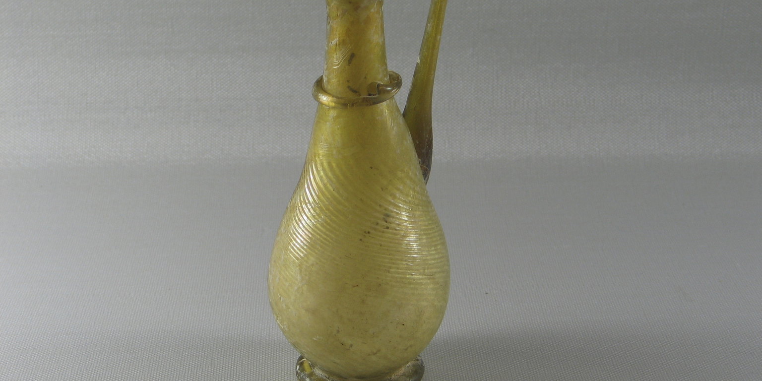 Ten Rib Flask Flask with Handle and Diagonal Ribs · Brooklyn Museum
