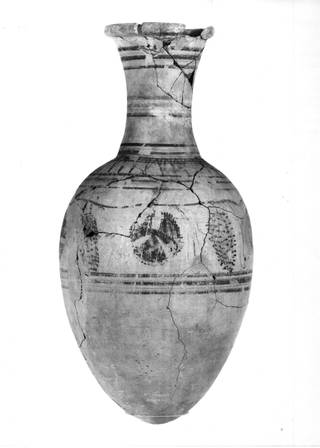 Wine Jar Showing Grapevine