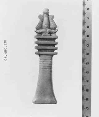 Djed-Pillar with Atef-Crown