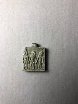 Plaque with Isis, the Child Horus and Nephthys