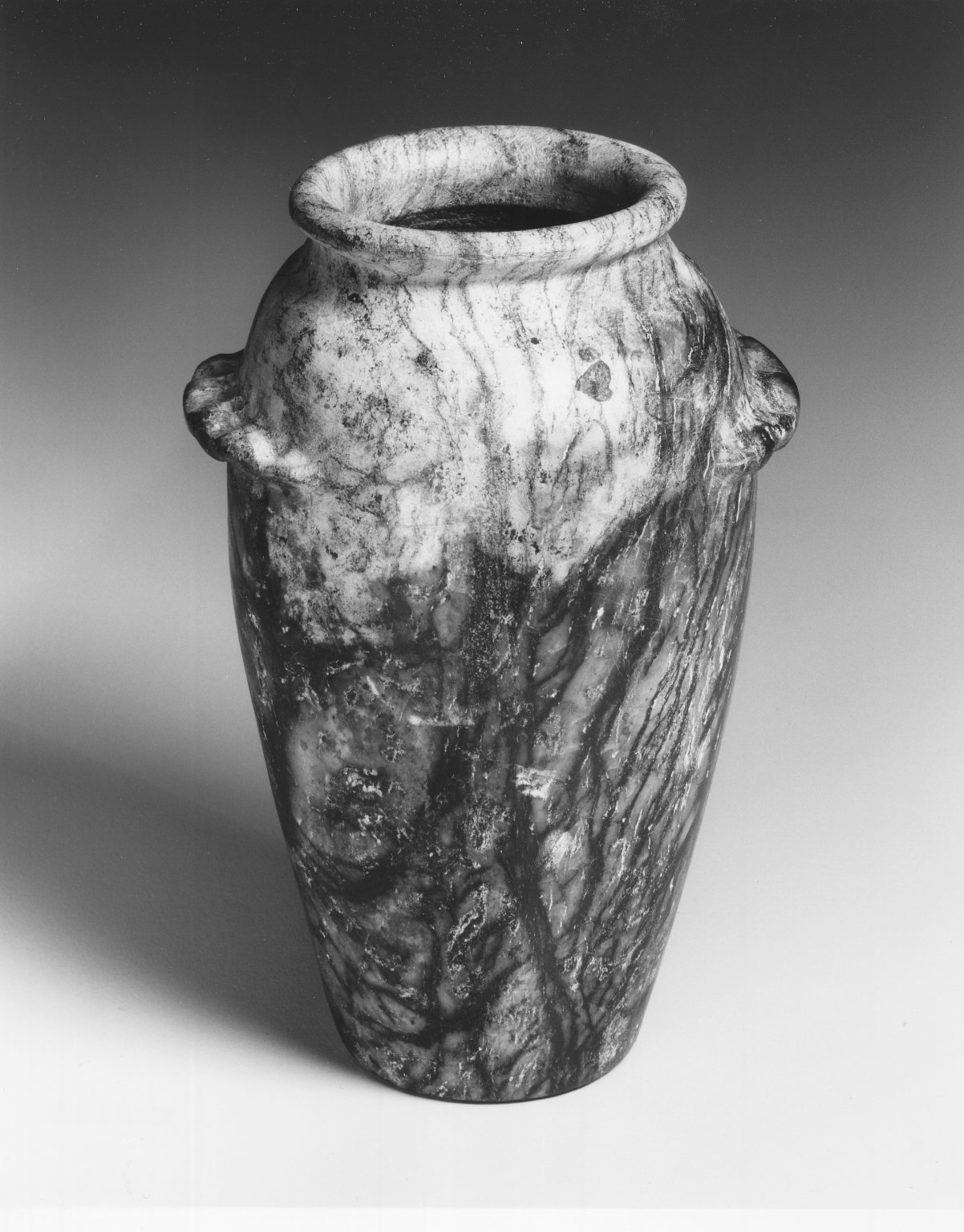 Wavy-handled Jar