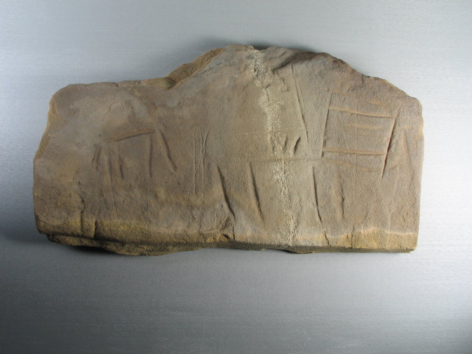 Slab with Incised Decoration