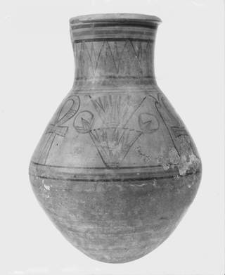 Jar with Was-Scepters and Ankhs