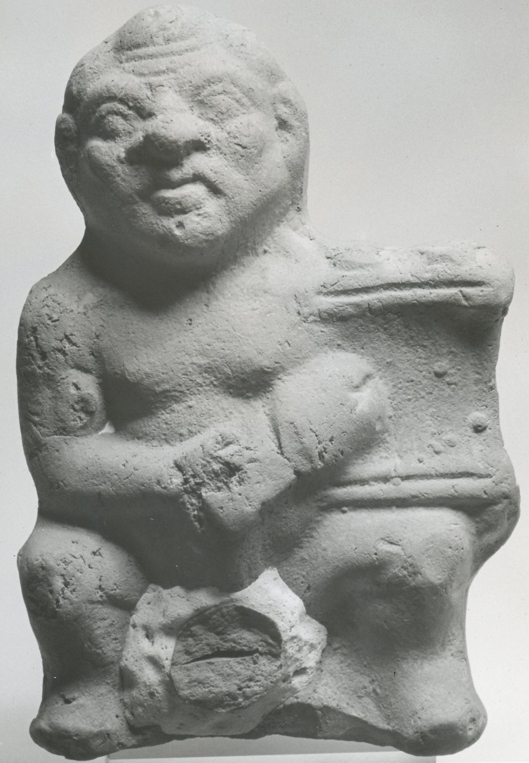 Statuette of Seated Nude