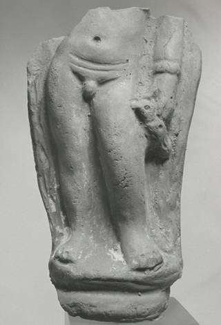 Fragment of a Statue of the Child Horus