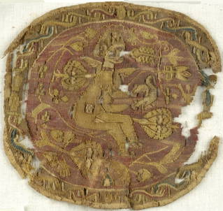 3 Roundels with Figural, Animal, and Botanical Decorations