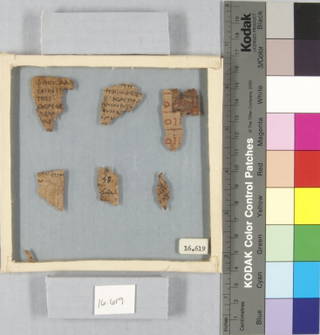 5 Small Fragments Inscribed in Greek