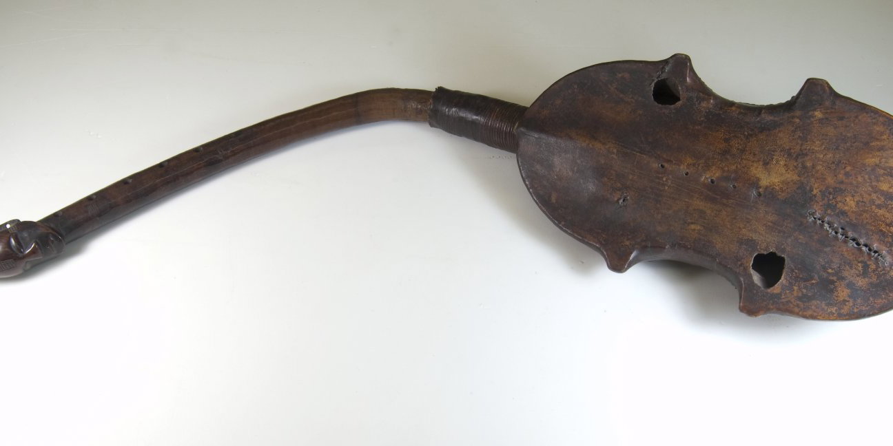 Five String Harp with Human Head (Kundi) · Brooklyn Museum