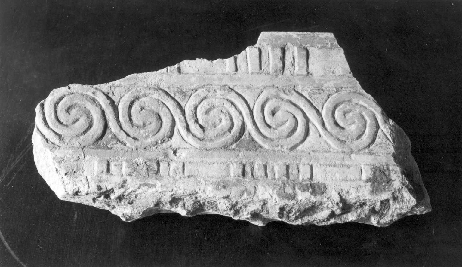 Relief Fragment with Guilloche