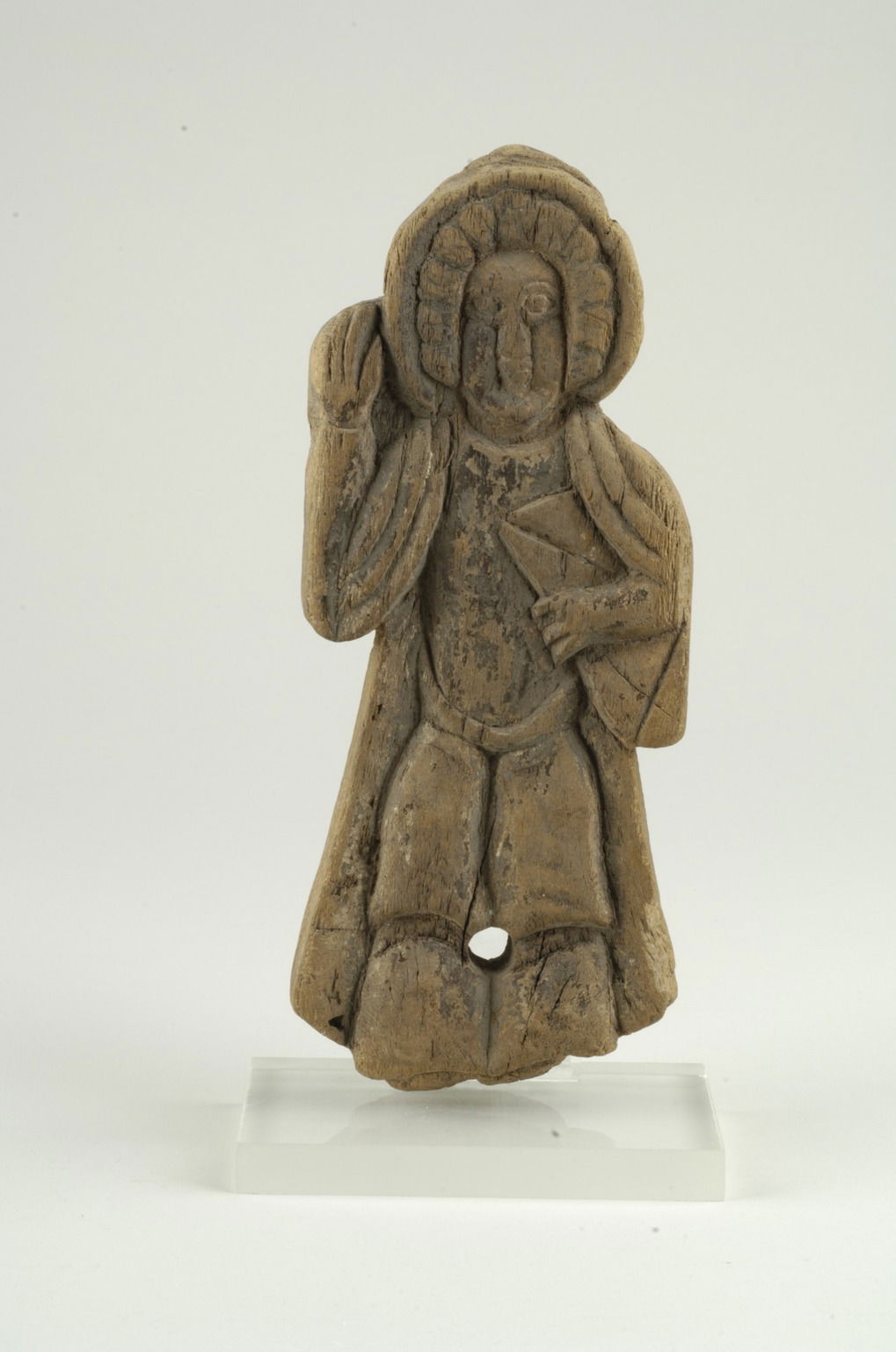 Figure of a Saint Holding Book in Left Hand · Brooklyn Museum