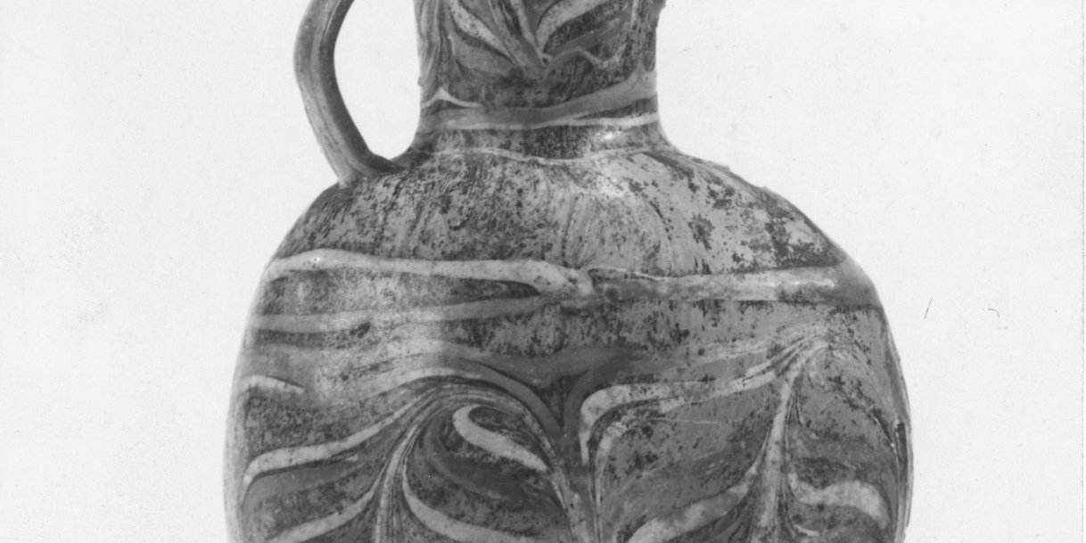 Polychrome Core-Formed Vase with Festooned Design · Brooklyn Museum