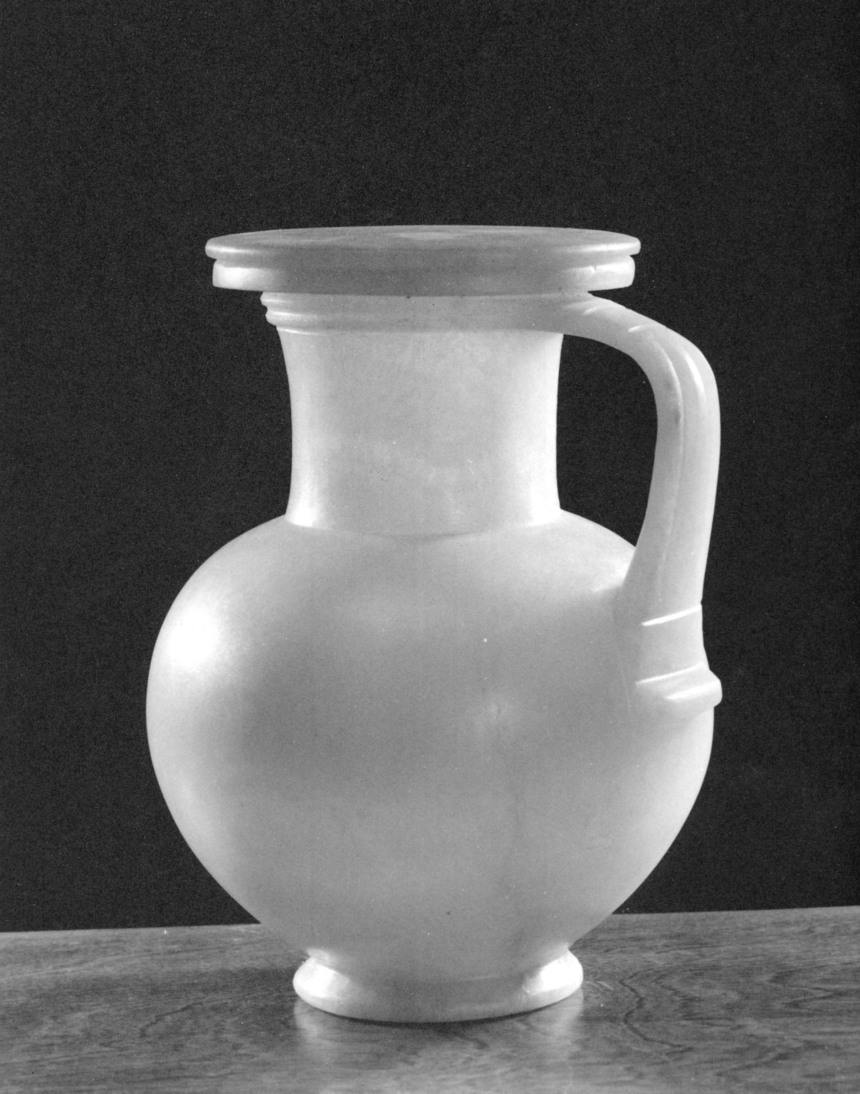 Globular Pitcher with Cover