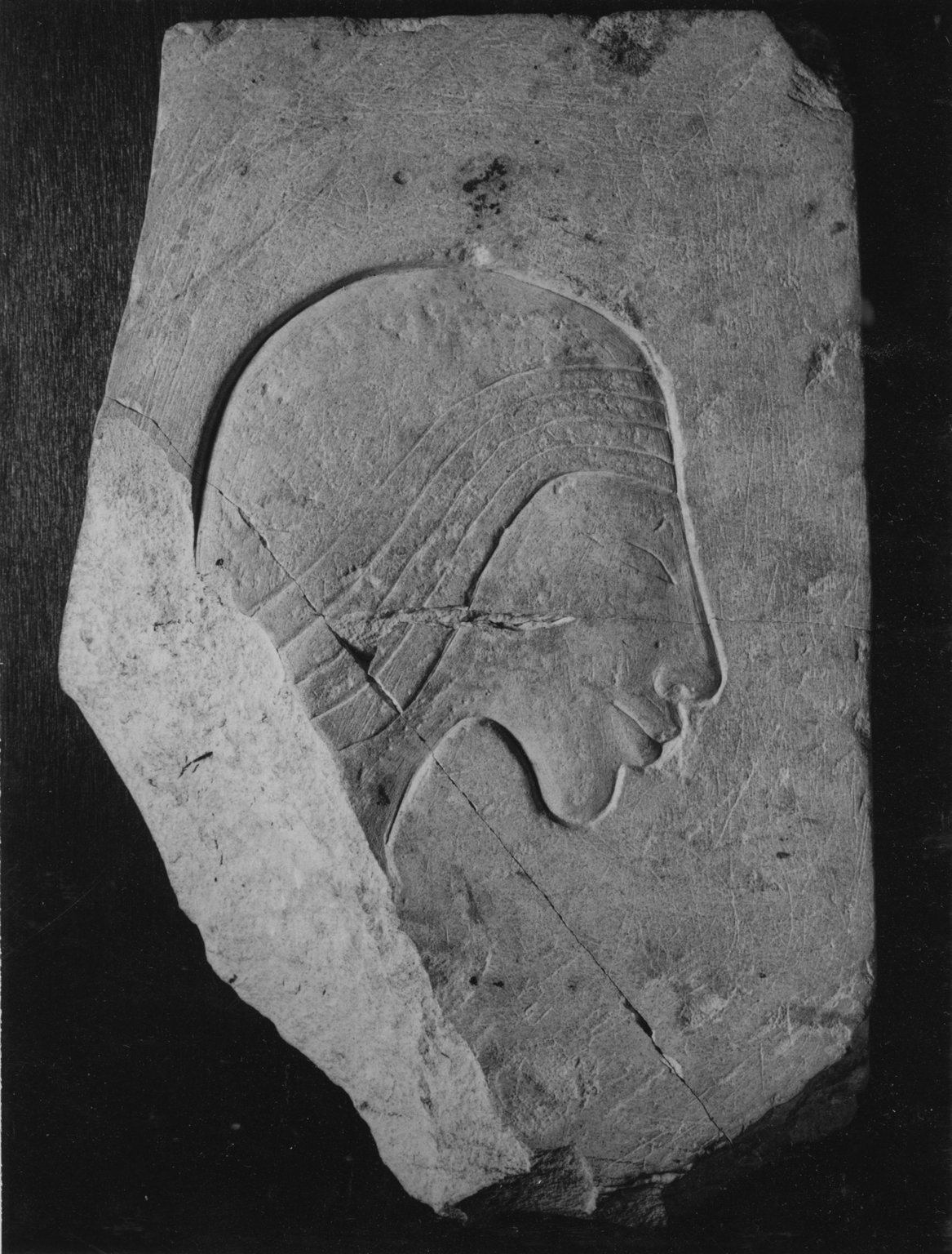 Trial Piece with a Head of a Man