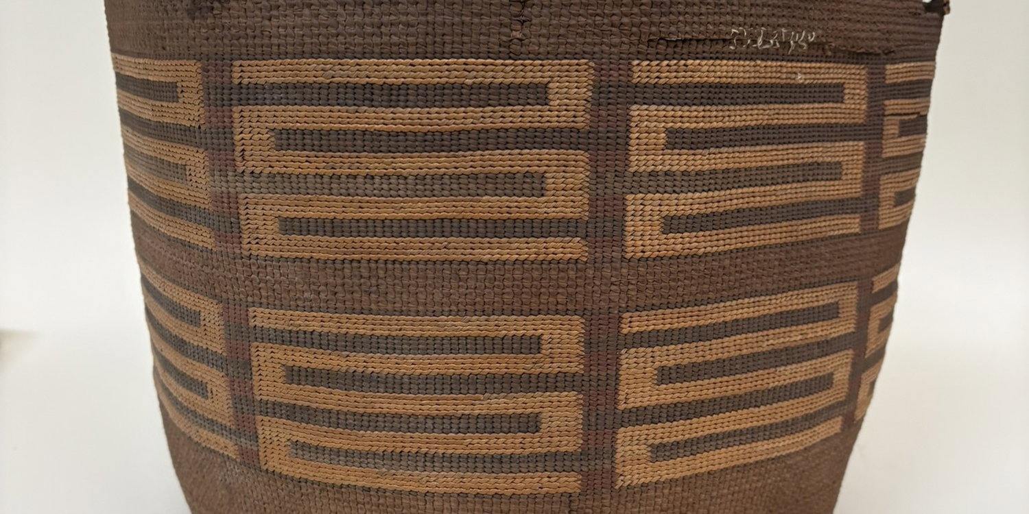 Basket with Geometric Design · Brooklyn Museum