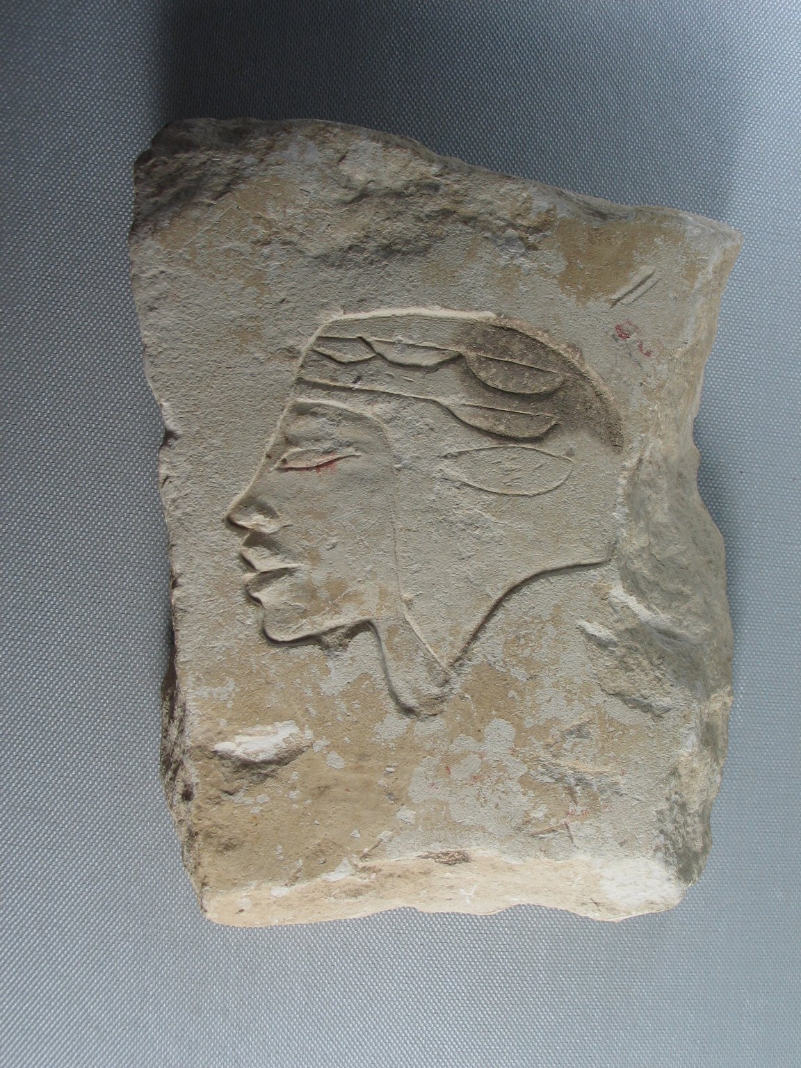 Trial Piece with Head of a Man