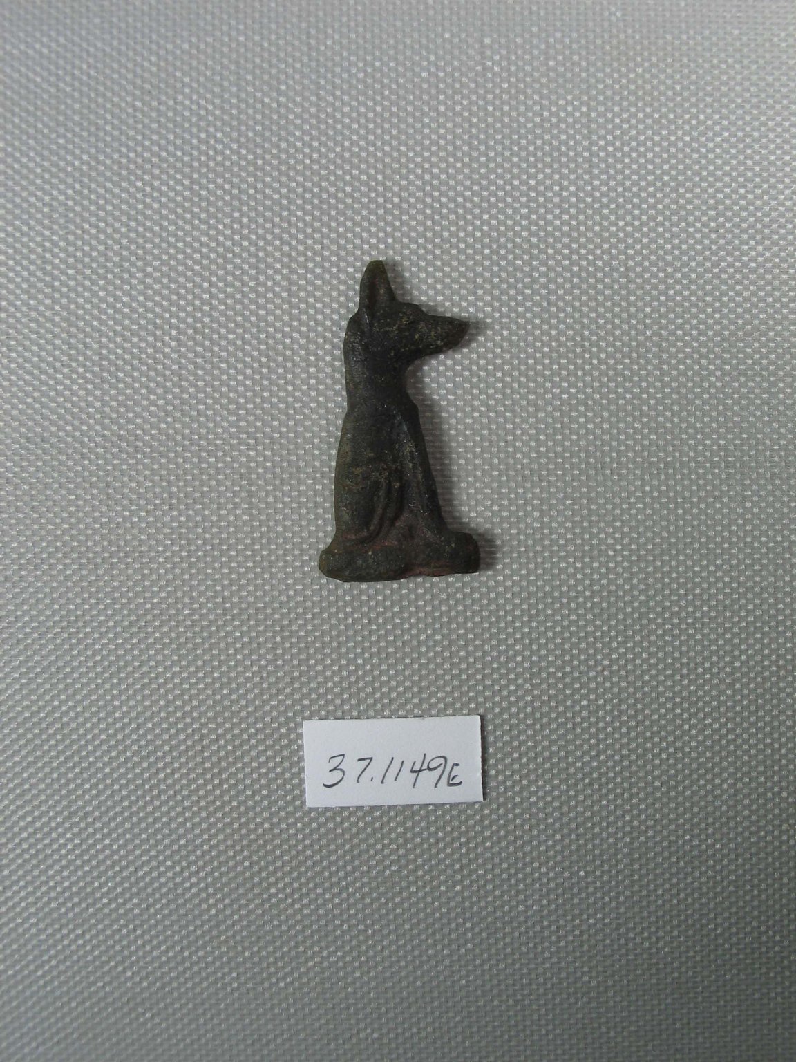 Inlay of a Seated Jackal