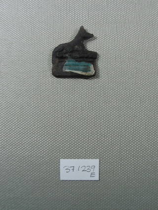 Inlay Representing a Recumbent Jackal or Shrine