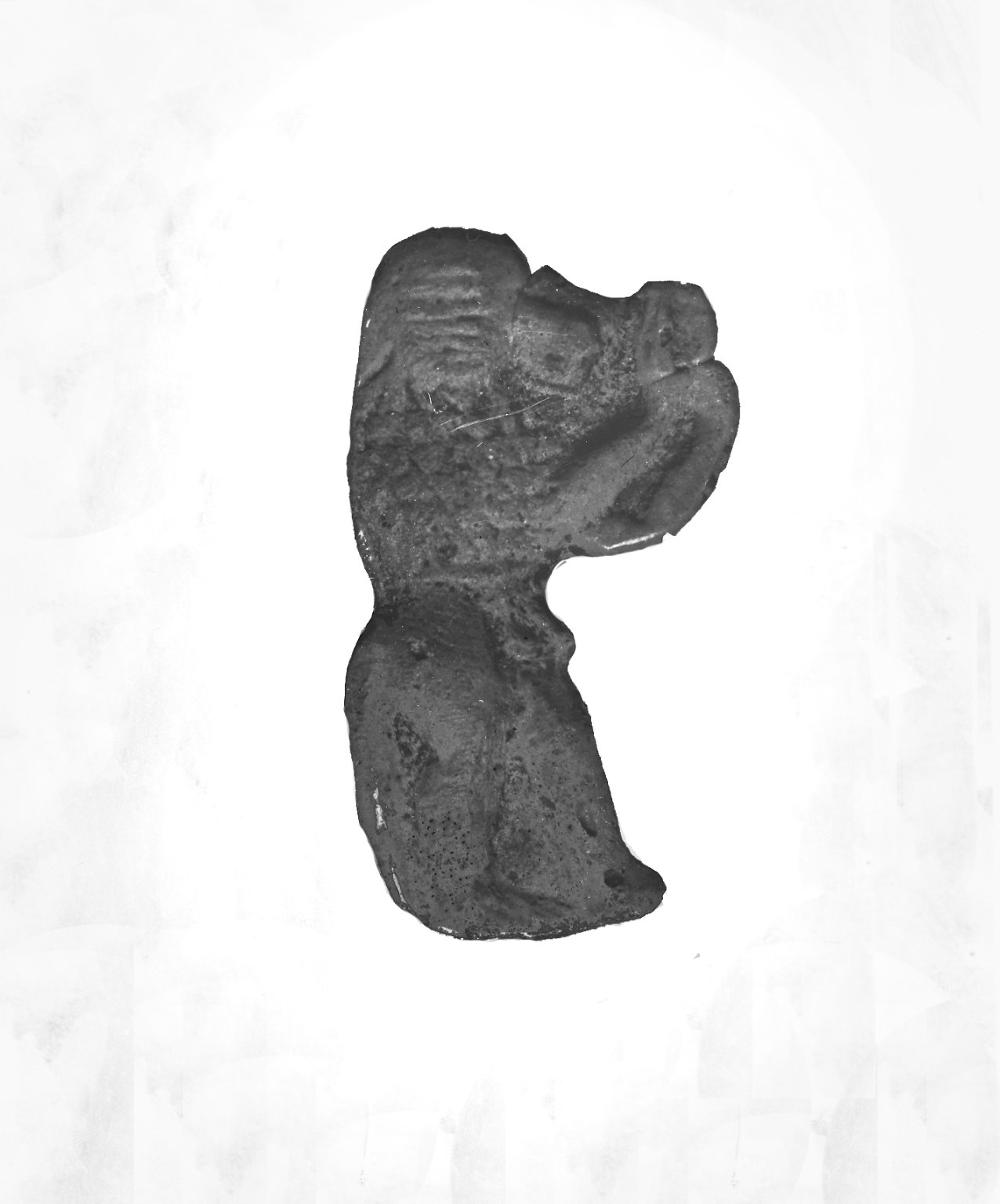 Inlay in Form of Striding Baboon