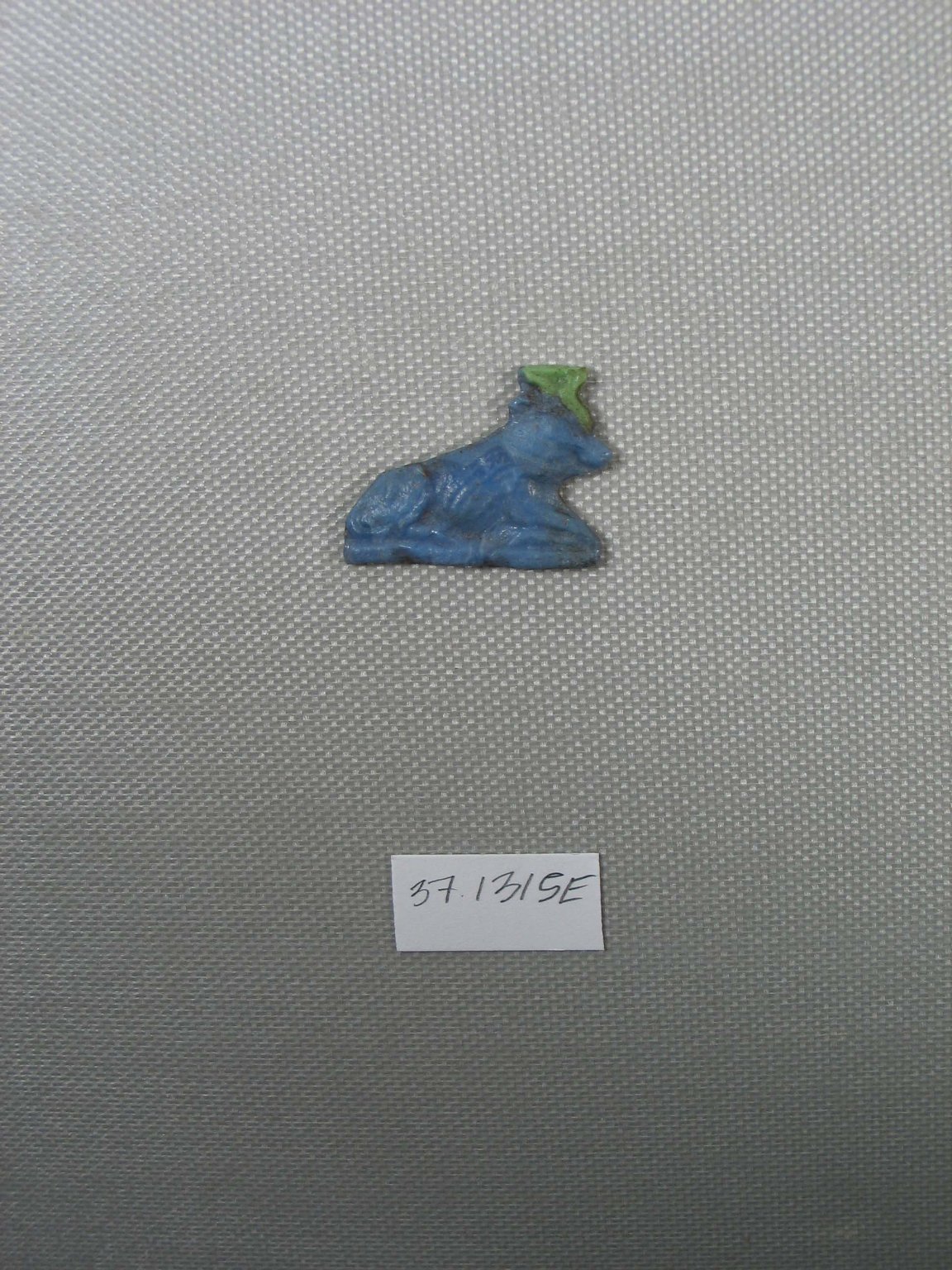 Inlay in Form of Recumbent Cow