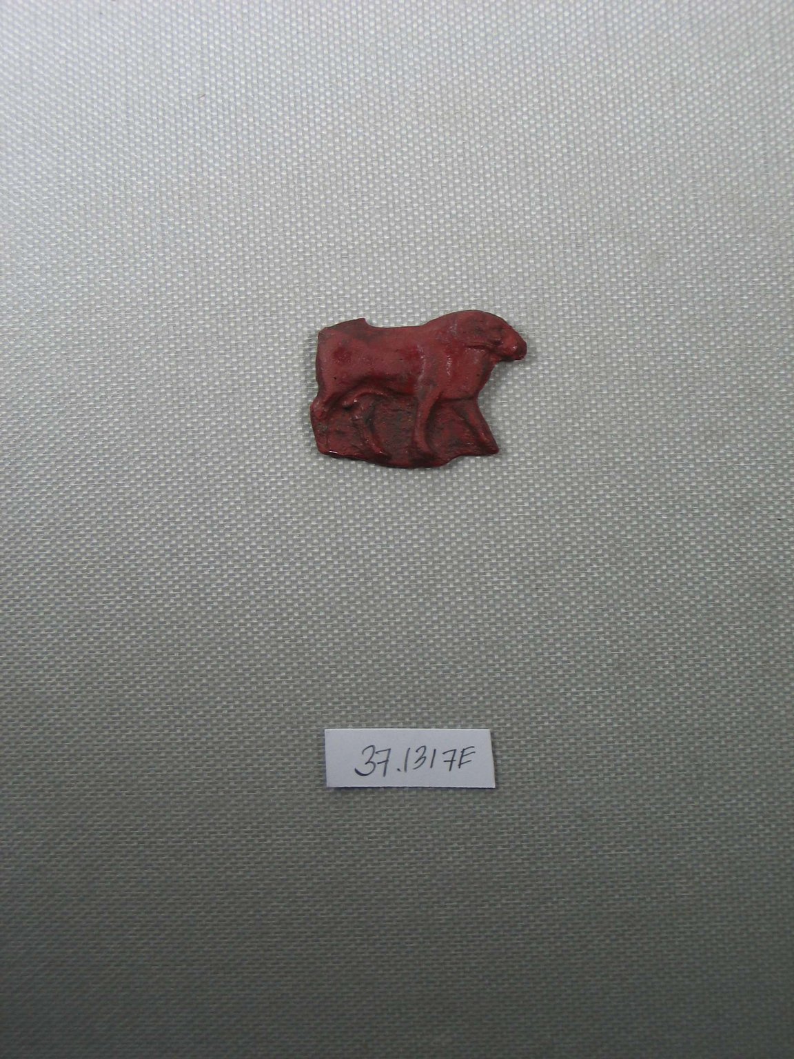 Inlay in Form of Standing Ram