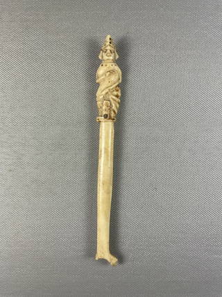 Stick Surmounted by Figure of a Woman