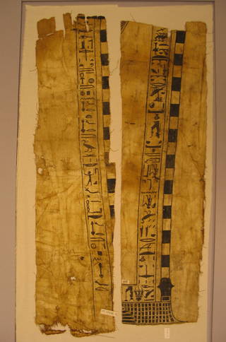 Fragments of a Painted Linen Shroud