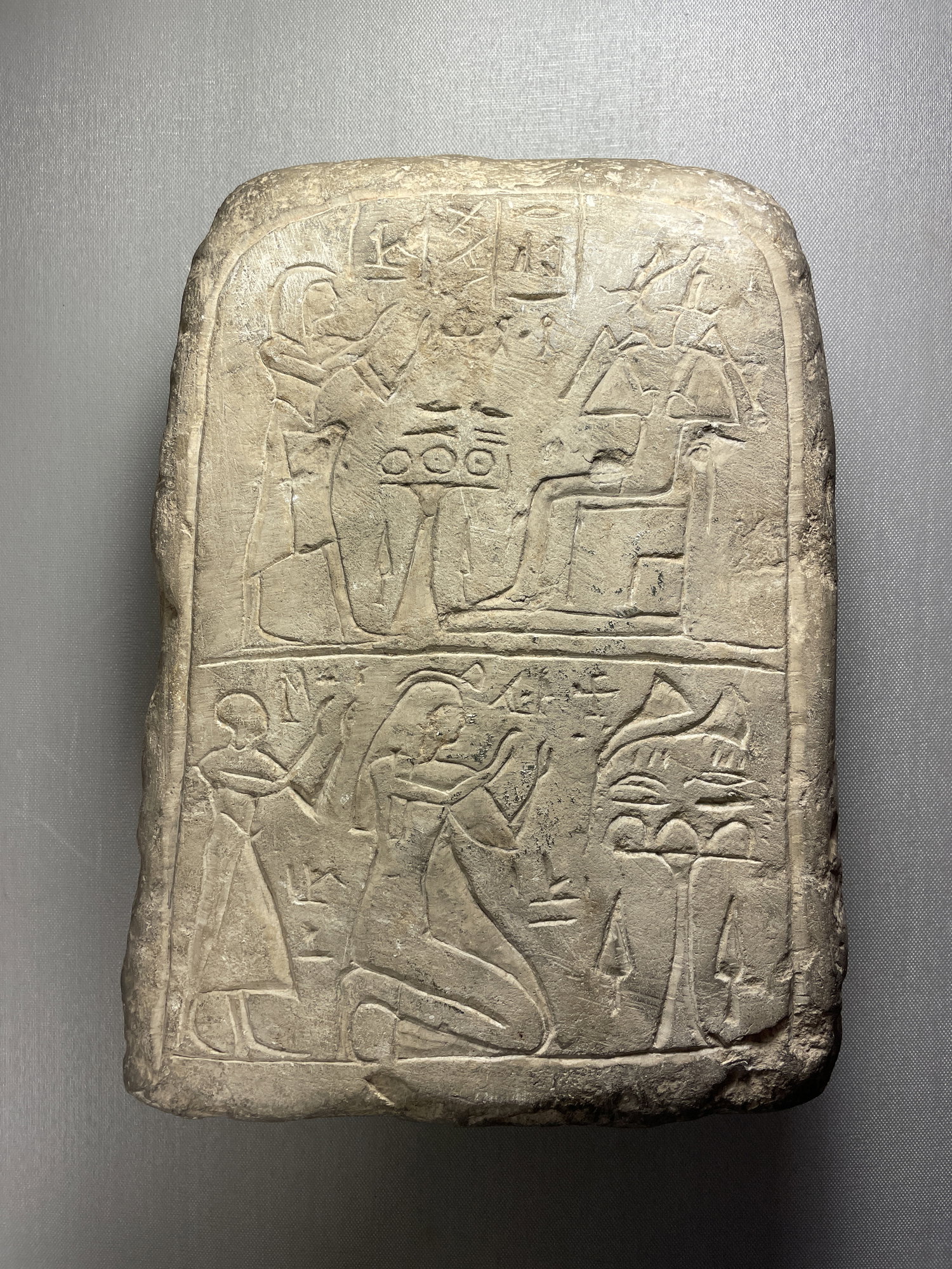 Stela with Boat and Osiris