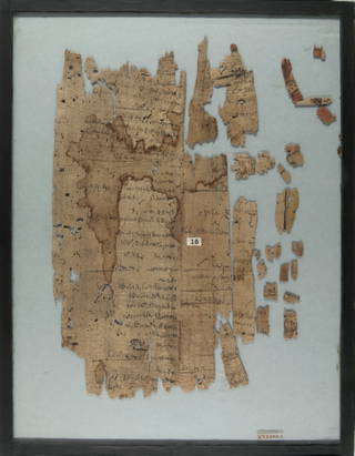 Papyrus Inscribed in Demotic