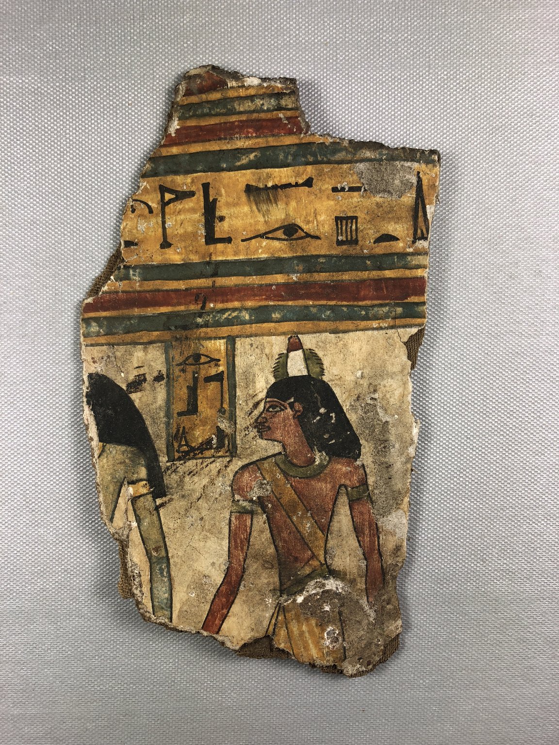Cartonnage Fragment with the Deceased
