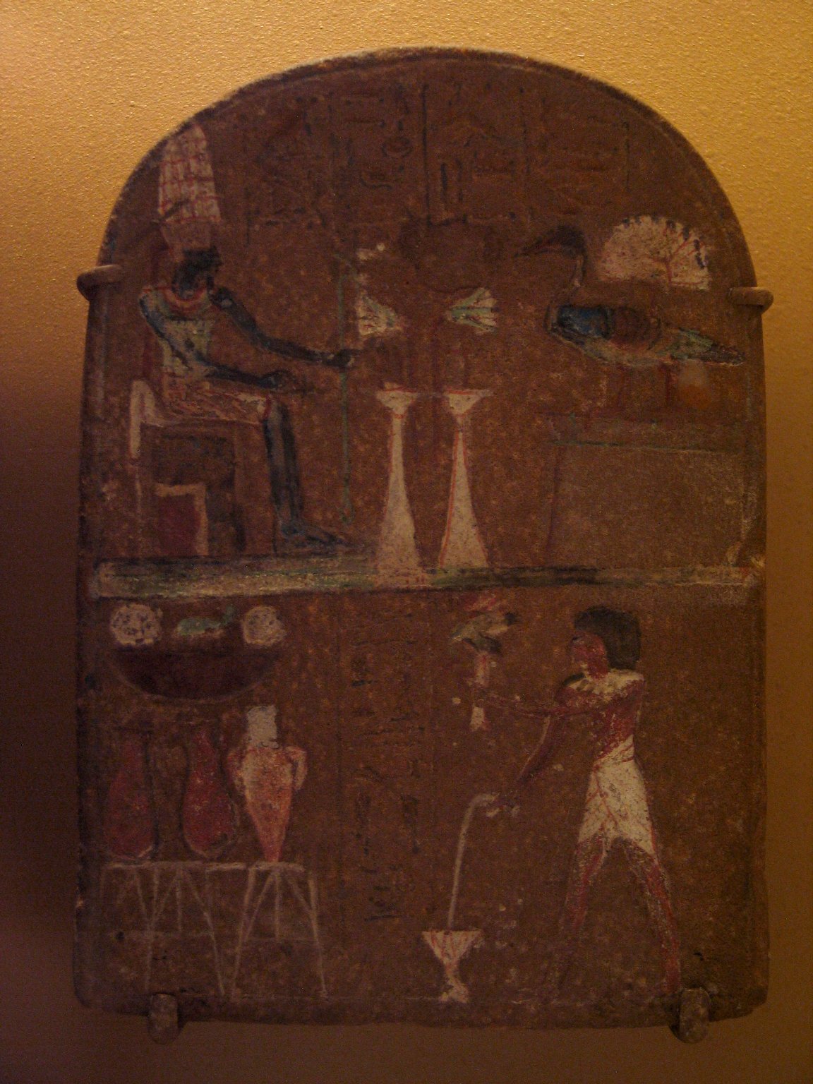 Stela with Amun-Re and a Gander · Brooklyn Museum
