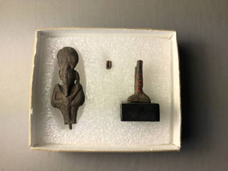Small Double Faced Statuette of Khonsu