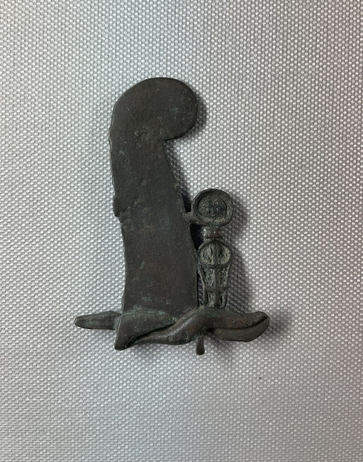 Part of a Headdress from a Statuette of a God
